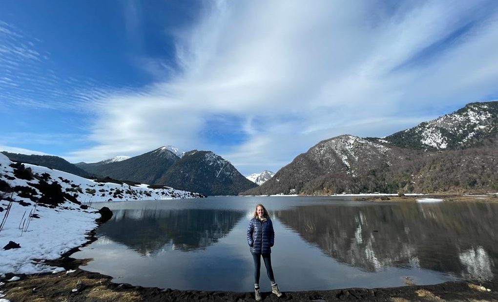 Chantel in Parque Nacional Conguillio in Chile's Lake Region.