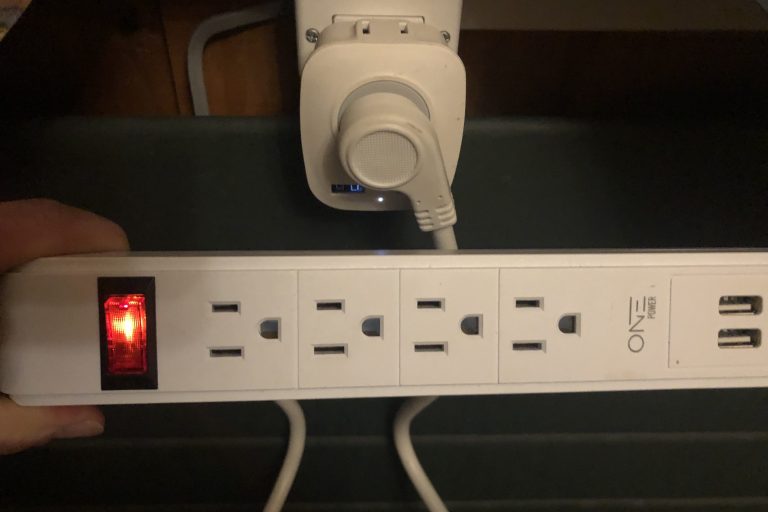 Power strip used with type-C outlet for Chile