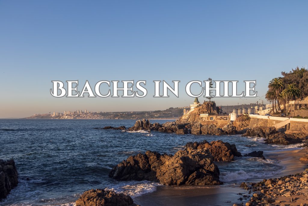 Picture of Viña del Mar showing beaches in Chile. 